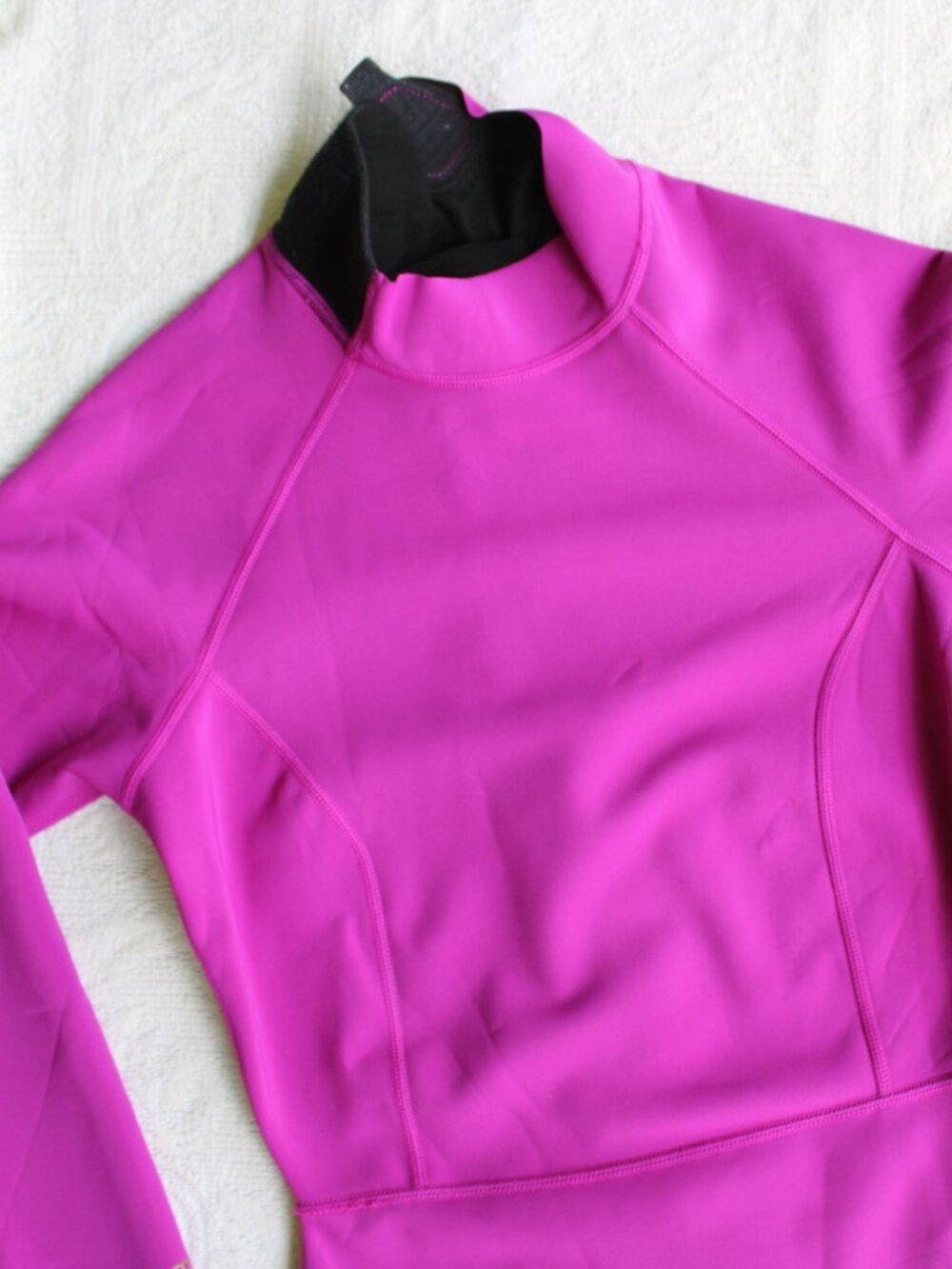 cynthia rowley victoria wetsuit ultaviolet pink neoprene scuba one pice wet suit - Picture 7 of 13